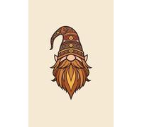Amber Beard Gnome Notebook: Fantasy Gnome Journal for Writing Sketching Notes | Cozy Woodland Cottagecore Notebook for Kids Teens Adults | Patterned ... Lover Gift | Notetaking | Writing Journal