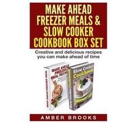 Amber Brooks Make Ahead Freezer Meals & Slow Cooker Cookbook Box Set (Tascabile)