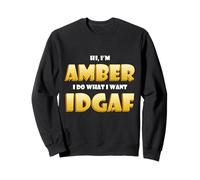 Amber Costume IDGAF Meme Funny Halloween Costume for Ambers Felpa