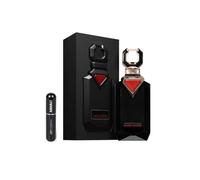 Amber Empire Eau de Parfum 100 ml, profumo arabo da uomo, a lunga durata, con atomizzatore ricaricabile, fragranza orientale di lusso con note di ambra, zafferano e muschio bianco (Amber Empire)