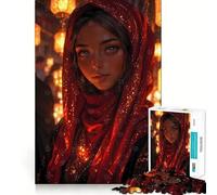 Amber Gaze︰ Puzzle dell'Incantatrice delle Mille e una notte per adolescenti,1000 pezzi divertenti per la mente,connessione pulita e senza interruzioni,un modo coinvolgente per passare il tempo libero