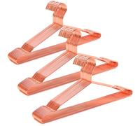 Amber Home - Grucce per camicie in metallo color oro rosa, 43,2 cm, confezione da 30 pezzi, colore oro rosa