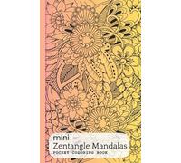 Amber Ink&indigo Mini Zentangle Mandala Coloring Book (Tascabile)