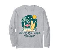 Ambergris Caye Belize Souvenir Belize Vacation Reminder Belize Maglia a Manica