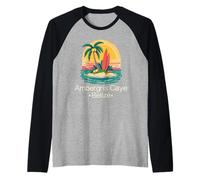 Ambergris Caye Belize Souvenir Belize Vacation Reminder Belize Maglia con Maniche Raglan
