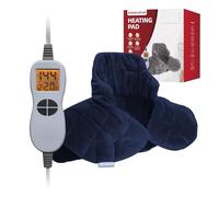 Ambershine Cuscinetto riscaldante ponderato per collo e spalle, 1,1 kg, con 12 impostazioni di temperatura e 4 timer di spegnimento automatico, sollievo dal dolore per collo/spalle/schiena, regali di