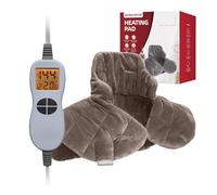 Ambershine Cuscinetto riscaldante ponderato per collo e spalle, 1,1 kg, con 12 impostazioni di temperatura e 4 timer di spegnimento automatico, sollievo dal dolore per collo/spalle/schiena, regali di