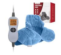 Ambershine Cuscinetto riscaldante ponderato per collo e spalle, 1,1 kg, con 12 impostazioni di temperatura e 4 timer di spegnimento automatico, sollievo dal dolore per collo/spalle/schiena, regali di