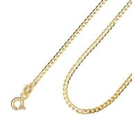 Amberta Allure Collana da Donna in Oro 9kt: 2mm Collana in Oro 40 cm