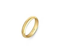 Amberta Fede Nuziale in Argento Sterling 925 per Donna e Uomo, Anello Matrimonio Placcato Oro Giallo o Rosa | Anelli Nuziali Coppia 2 3 4 mm: Fede Oro 4 mm Misura 26