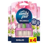 Ambi Pur 3Volution Profumatore Elettrico, 4 Ricariche, Giglio