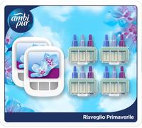 Ambi Pur 3Volution Profumatore per Ambienti, 2 Diffusori Elettrici e 4 Ricariche