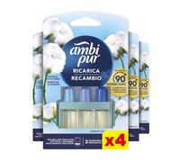 Ambi Pur 3Volution Profumatore per Ambienti 4 Ricariche per Diffusore Elettrico