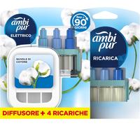 Ambi Pur 3Volution Profumatore per Ambienti, Diffusore Elettrico E 4 Ricariche,