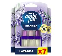 Ambi Pur 3Volution Ricarica Profumatore Elettrico, 7 Pezzi, Lavanda