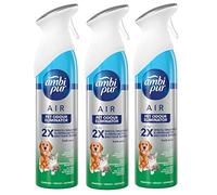 Ambi Pur Air - Deodorante spray per animali domestici, 3 confezioni da 300 ml