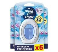 Ambi Pur Bagno Lenor Risveglio Primaverile, 5 Pezzi. | Deodorante ad azione cont