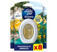 Ambi Pur Bagno Profumatore, 8 Pezzi Limone. | Diffusore ambiente con tecnologia