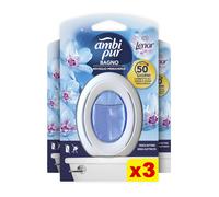 Ambi Pur Deodorante Ambiente Bagno Ad Azione Continua, Lenor Risveglio Primaveri