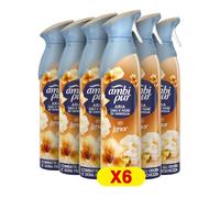 Ambi Pur Deodorante Ambiente Spray, Confezione da 6 Deodoranti, Fragranza Lenor