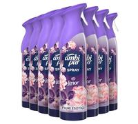 Ambi Pur Deodorante Ambienti Spray, 8 Pezzi, Profumo di Fiori Esotici