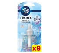 Ambi Pur Mono Profumatore Elettrico, Elimina Odore, 9 Ricariche, Risveglio