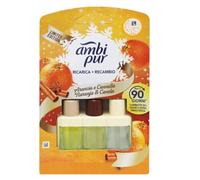 Ambi Pur Profumatore per Ambienti Elettrico Ricarica 3Volution, Arancia e neroli 20 ml