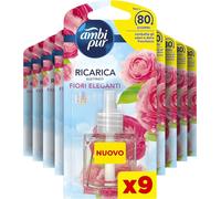 Ambi Pur Ricarica Diffusore Fiori Eleganti 80 Giorni X9 Profumatore