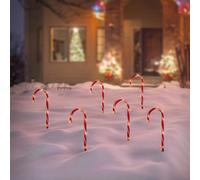 Ambiance Set Luci di Natale Bastoncini di Zucchero 6pz