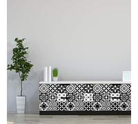 Ambiance Sticker Adesivi Murali per Mobili da Tavola, Adesivi Decorativi per Camere da Letto e Armadi Cynthia - 24 Piastrelle Adesive 10 x 10 cm