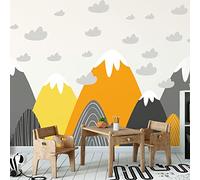 Ambiance Sticker Adesivi per bambini Montagne Scandinavie, 80 x 120 cm