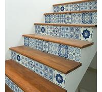 Ambiance Sticker Adesivi per scale piastrelle di cemento - 2 strisce da 40 x 140 cm