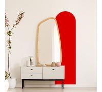 Ambiance Sticker Adesivo Arca Salone Arte Moderna e Semplice | Grande carta da parati Boemia per decorazione soggiorno e camera da letto | 58 x 140 cm - Rosso pomodoro