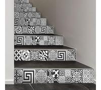 Ambiance Sticker Adesivo per scale piastrelle di cemento - 2 strisce da 33 x 115,5 cm