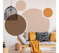 Ambiance Sticker Carta da Parati in Tessuto non Tessuto Affreschi Giganti Preincollati - Punti Astratti - Adesivo Decorativo | H80 x L60 cm