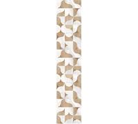 Ambiance Sticker Carta da parati in tessuto non tessuto pre-incollato, rotolo da carta da parati effetto marmo e legno, design adesivo decorativo, 1 rotolo da 300 x 60 cm