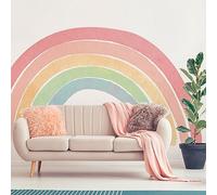 Ambiance Sticker Carta da parati non tessuta pre-incollata affreschi giganti - Arcobaleno Disegno pastello - adesivo decorativo - 150 x 120 cm