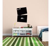 Ambiance Sticker Lavagna in ardesia - Adesivi da parete adesivi cancellabili - spilla e carta strappata - H155 x L105 cm