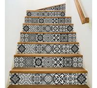 Ambiance Sticker Liana - Adesivo per scale e piastrelle di cemento, 2 strisce da 25 x 87,5 cm