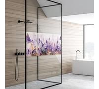Ambiance Sticker Pellicola Adesiva Per Vetri Privacy - Campo di Lavanda - Adesivo Per Schermi Privacy per Finestre e Porte Doccia | H40 x L200 cm