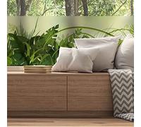 Ambiance Sticker Pellicola Adesiva Per Vetri Privacy - La Giungla - Adesivo Per Schermi Privacy per Finestre e Porte Doccia | H40 x L200 cm