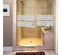 Ambiance Sticker Pellicola per finestra anti-sguardo oscurante, autoadesiva, per finestra e porta della doccia, design - H55 x L185 cm