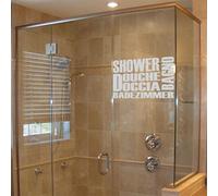 Ambiance Sticker Pellicola per finestra anti-sguardo oscurante, autoadesiva, per finestra e porta della doccia, 55 x 80 cm