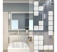 Ambiance Sticker Pellicola per la Privacy della Privacy della Finestra - Adesivi per Schermo della Privacy Autoadesivi per Vetro e Porta della Doccia | Giochi di Blocco - H115 x L35 cm