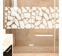 Ambiance Sticker Pellicola per la Privacy della Privacy della Finestra - Adesivi per Schermo della Privacy Autoadesivi per Vetro e Porta della Doccia | Modello di Pelle di Giraffa - H35 x L120 cm