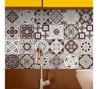 Ambiance Sticker Rivestimenti Autoadesivi per Cucina e Bagno Amazonas - 9 Piastrelle Adesive 20 x 20 cm