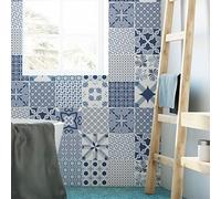 Ambiance Sticker Rivestimenti Autoadesivi per Cucina e Bagno Arctique - 9 Piastrelle Adesive 15 x15 cm