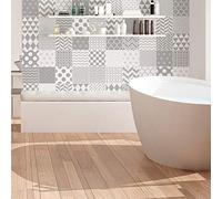 Ambiance Sticker Rivestimenti Autoadesivi per Cucina e Bagno Cardiff - 9 Piastrelle Adesive 15 x15 cm