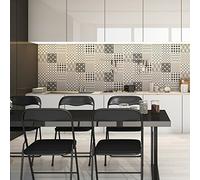Ambiance Sticker Rivestimenti Autoadesivi per Cucina e Bagno Danois - 9 Piastrelle Adesive 10 x 10 cm