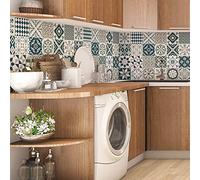 Ambiance Sticker Rivestimenti Autoadesivi per Cucina e Bagno Diazaria - 9 Piastrelle Adesive 20 x 20 cm